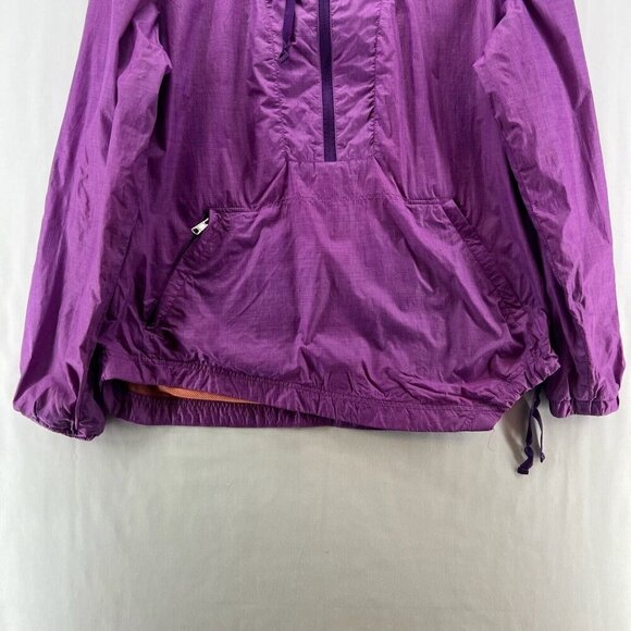 Prana Jacket Womens Sz M Fiona Anorak Windbreaker 1/2 Zip Hoodie Pullover Purple - Picture 4 of 11